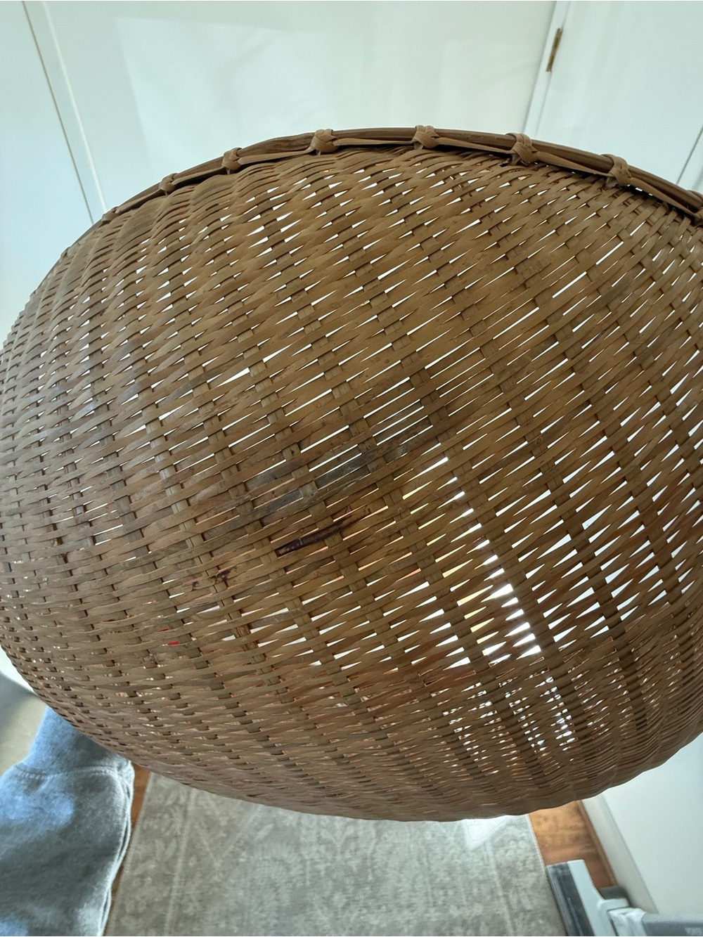 Handwoven Rattan Basket - Picture 2 of 4